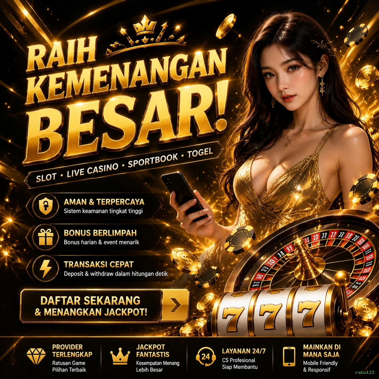 Keamanan Transaksi di ratu123 yang Perlu Diketahui