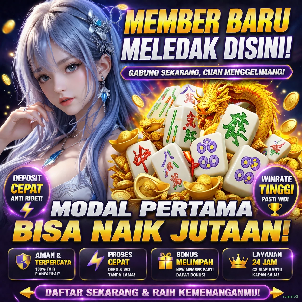 Berbagai Jenis Permainan yang Tersedia di ratu123